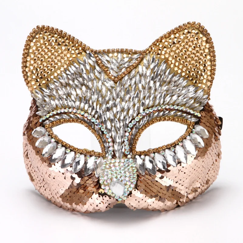 Men'S Formal Wear For Graduation - Masker Kucing Topeng Berlian Seksi Penutup