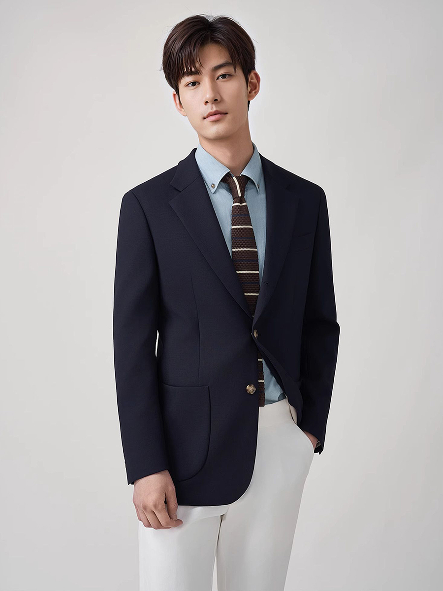 Men'S Formal Wear For Graduation - Blazer Wol 50% Pria untuk Remaja
