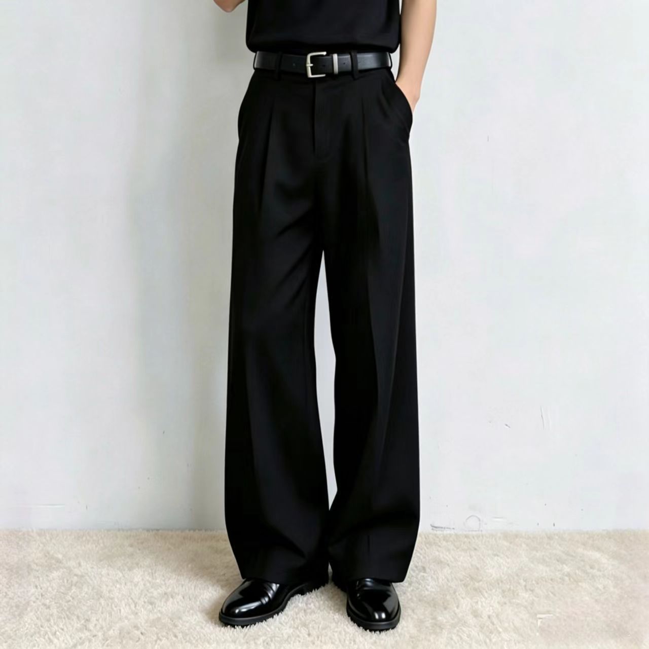 Men Formal Wear For Summer - Celana Panjang Pria Tipis Putih Musim