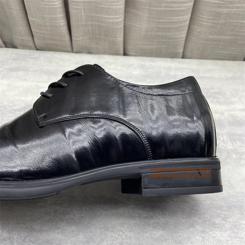 Sepatu Oxford Kulit Hitam Pria - Men'S Formal Office Wear Shoes ulasan dan harga