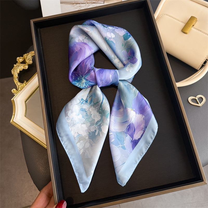 Kerudung Segi Empat Sutra Moti - Silk Tie Woven ulasan dan harga