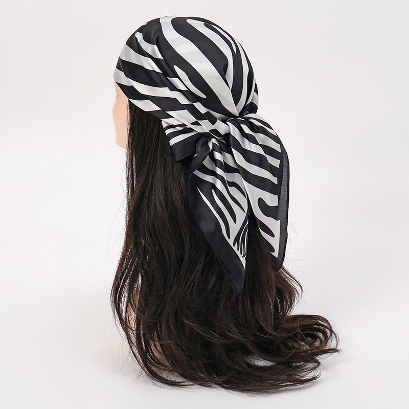 Jilbab Pantai 2025 Syal Sutra  - Silk Tie Woven ulasan dan harga