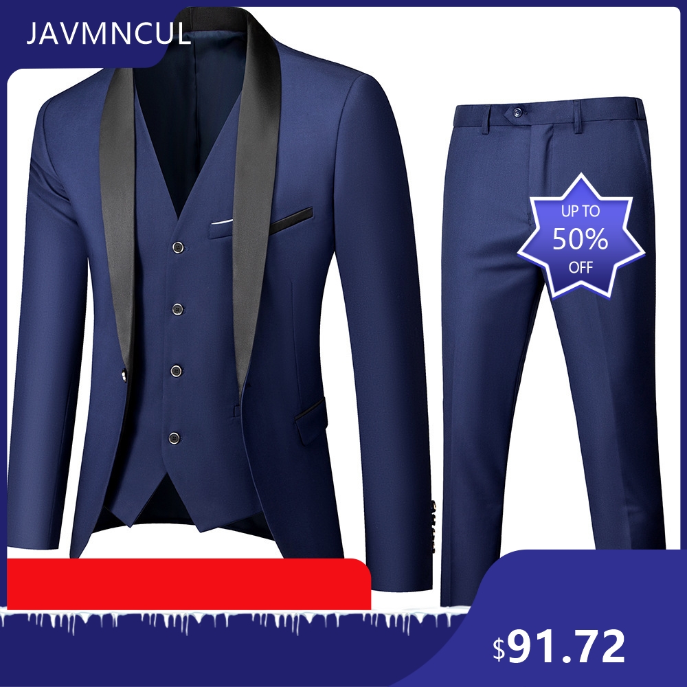 Setelan Jas Pria 3 Potong Mode - Men'S Formal Wear For Graduation ulasan dan harga
