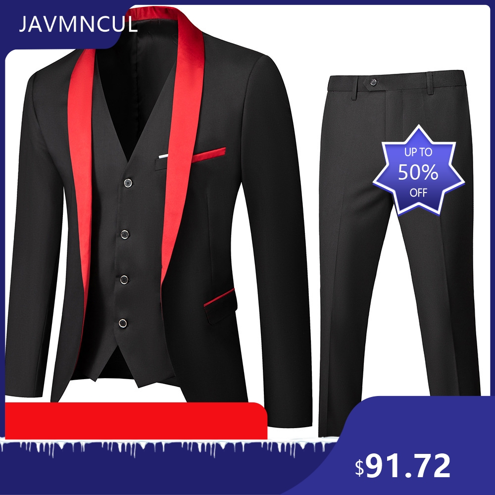 Setelan Jas Pria 3 Potong Mode - Men'S Formal Wear For Graduation ulasan dan harga