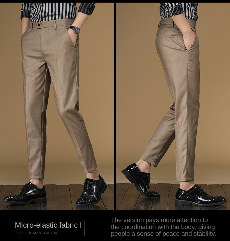 Celana Setelan Musim Panas Pri - Men Formal Wear For Summer ulasan dan harga
