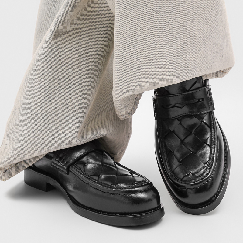 Sepatu Loafer Penny Rajutan Ta - Men Formal Wear For Summer ulasan dan harga