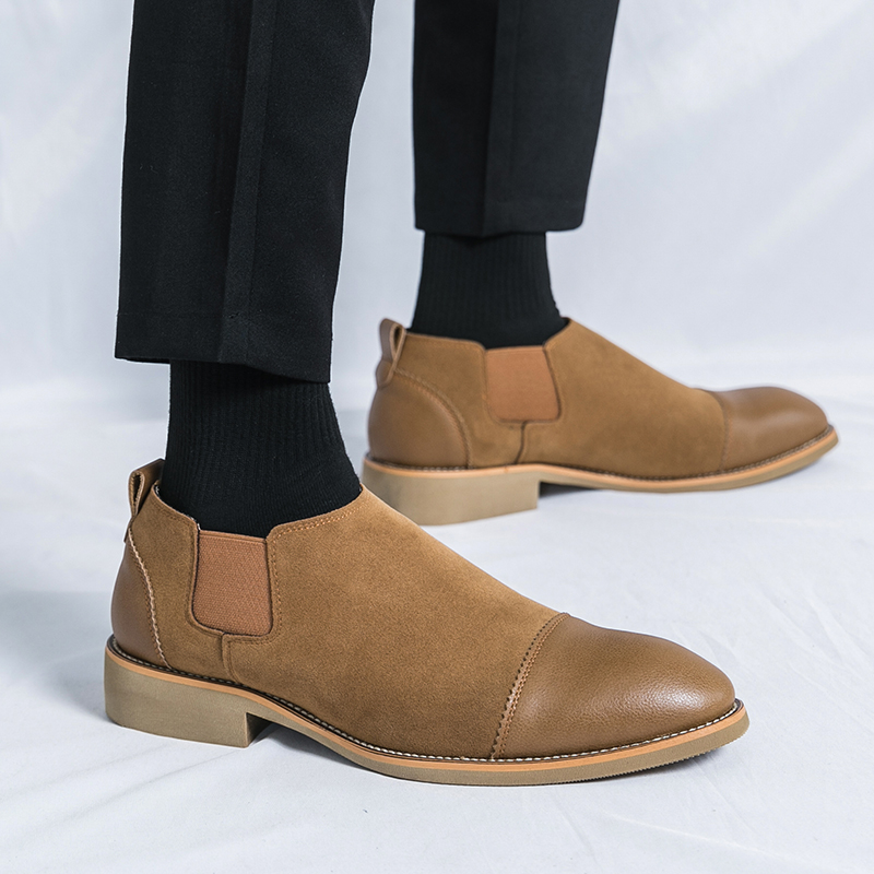 Sepatu Formal Retro Pria Hitam - Men'S Formal Office Wear Shoes ulasan dan harga