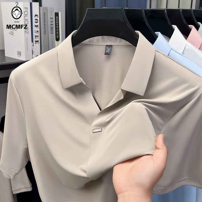 Kemeja Pria Kerah Datar dengan - Men Formal Wear For Summer ulasan dan harga