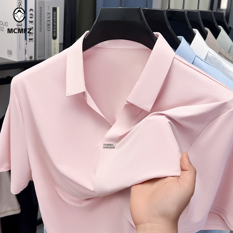 Kemeja Pria Kerah Datar dengan - Men Formal Wear For Summer ulasan dan harga