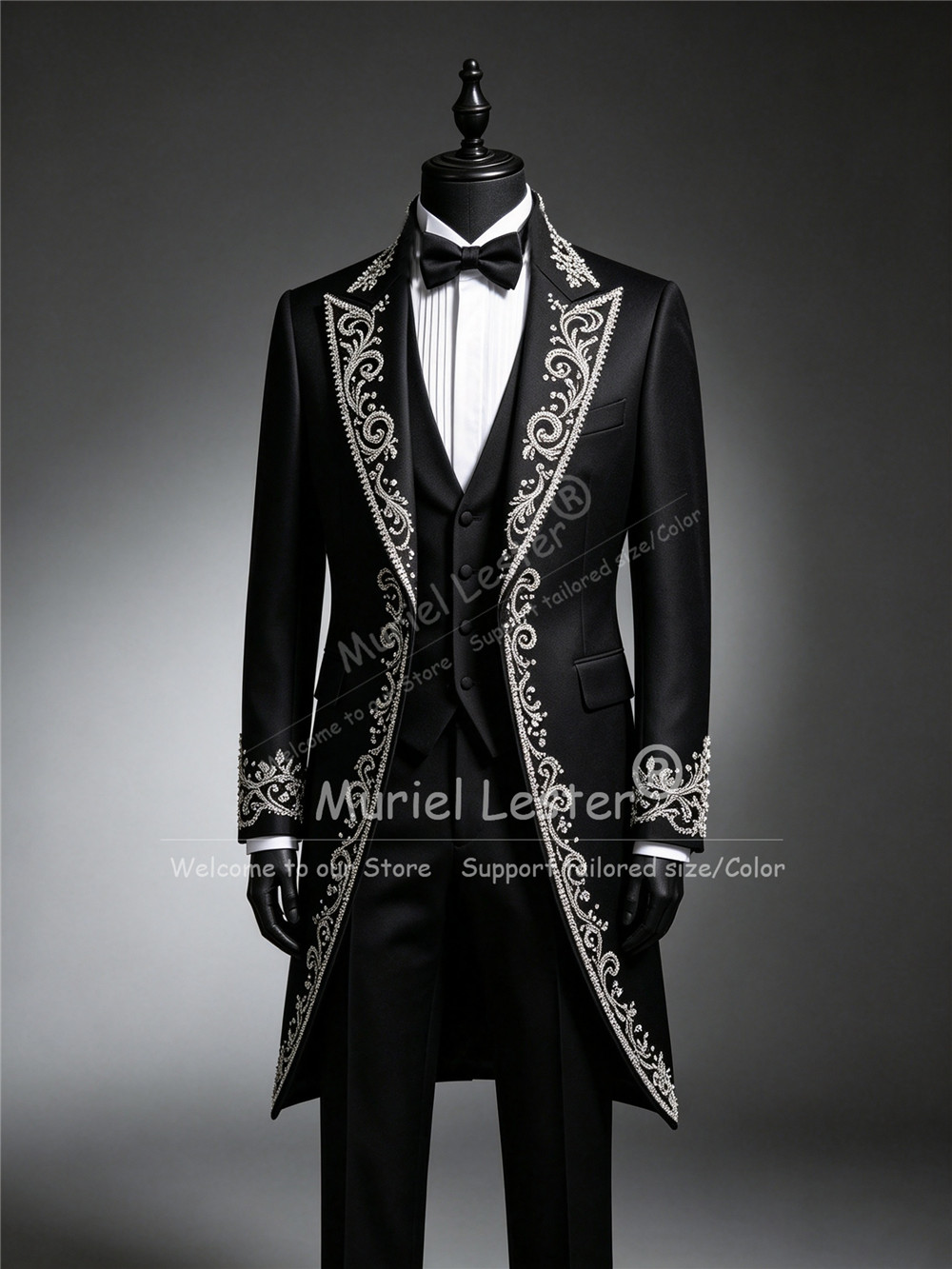 Jas Tuxedo Pria Berhias Krista - Men Formal Wear Clothes ulasan dan harga