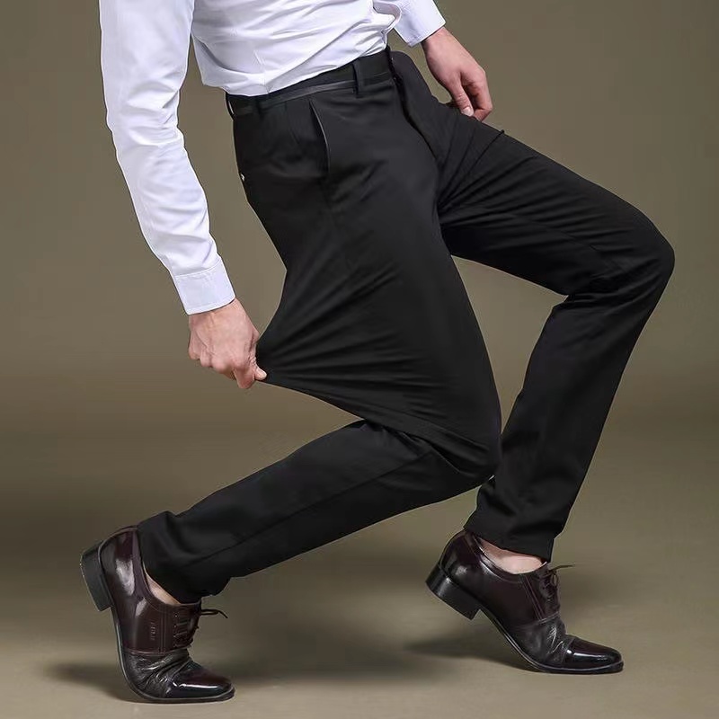 Celana panjang pria elastis lu - Young Men Formal Wear ulasan dan harga