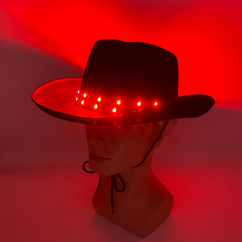 Topi koboi LED Remote Control  - Men'S Formal Wear For Graduation ulasan dan harga
