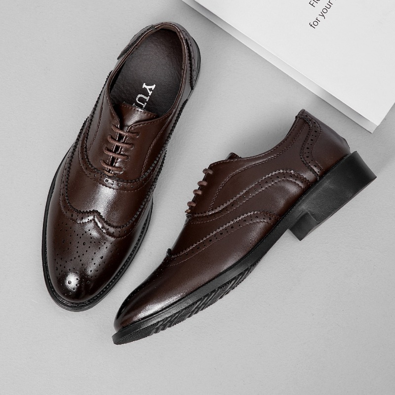 Sepatu Kulit Formal Gaya Klasi - Men'S Formal Office Wear Shoes ulasan dan harga
