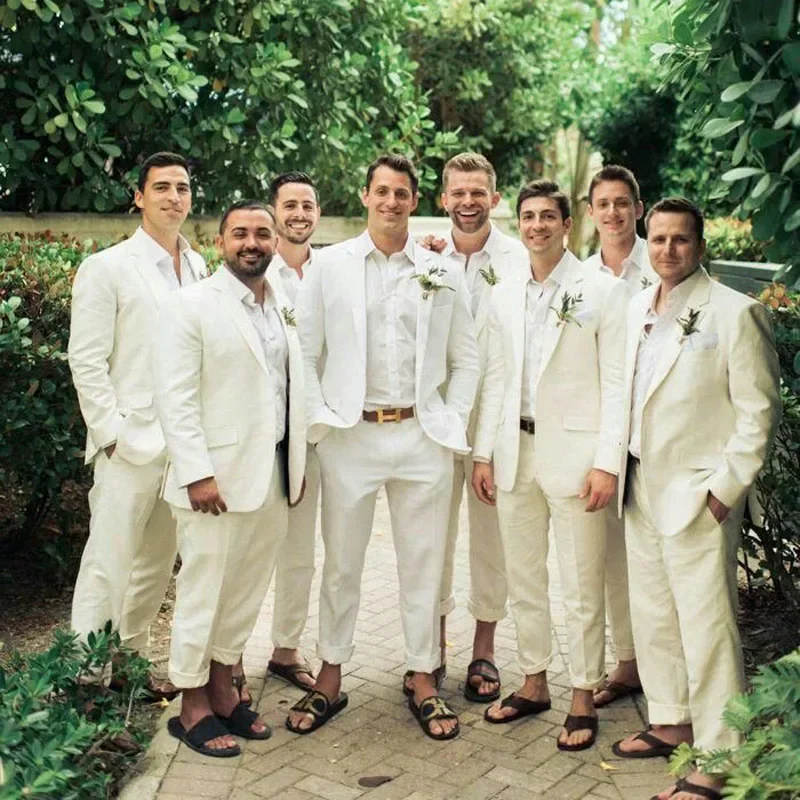 Linen tuksedo pernikahan pria, - Men Formal Wear For Summer ulasan dan harga