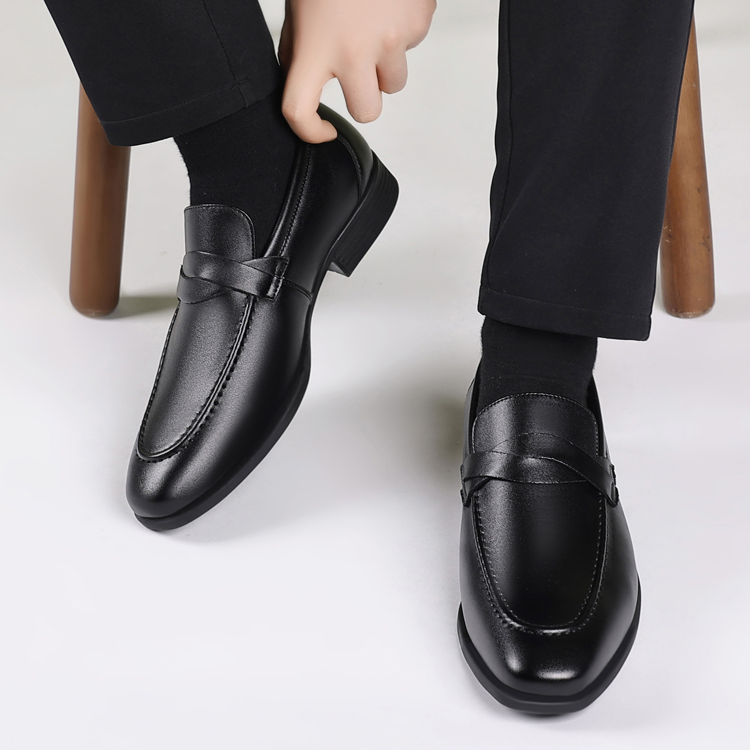 Sepatu kulit pria untuk pakaia - Men'S Formal Office Wear Shoes ulasan dan harga