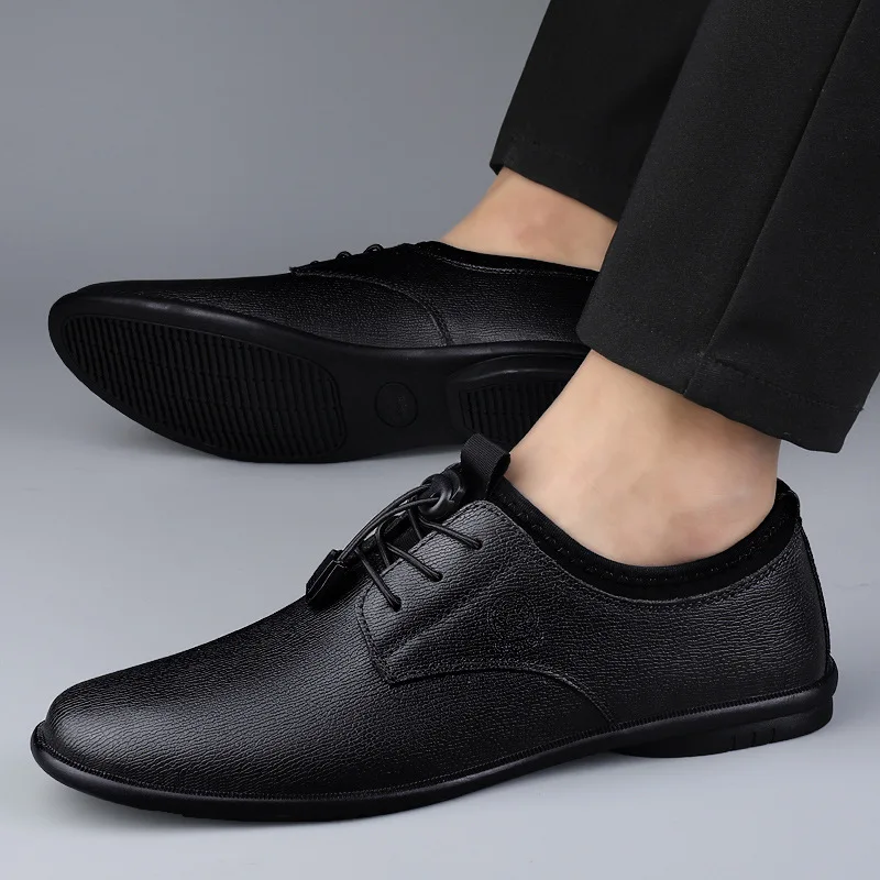 XIHAHA Sepatu Kulit Pria Sol L - Men'S Formal Office Wear Shoes ulasan dan harga