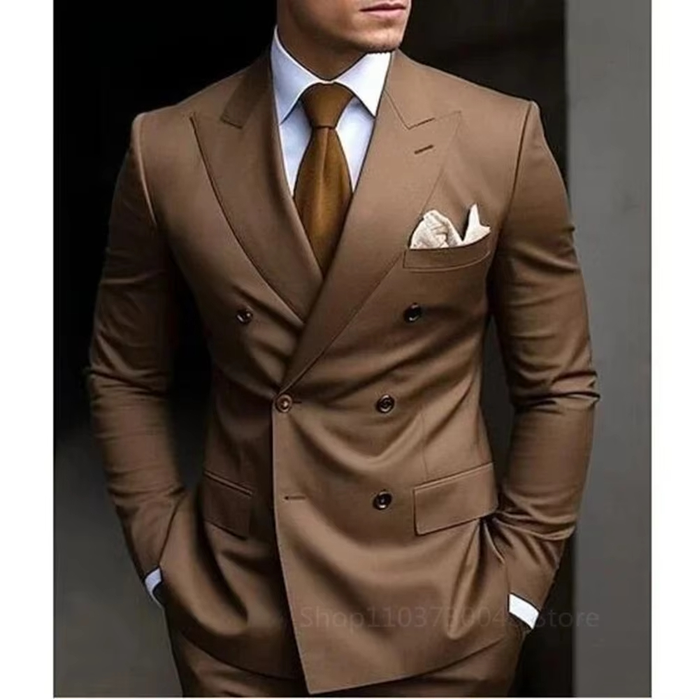 Jas Pria Dua Potong Warna Coke - Men'S Formal Wear For Graduation ulasan dan harga