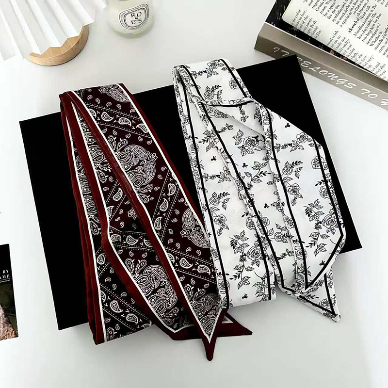 Selendang sutra tipis wanita,  - Silk Tie Woven ulasan dan harga