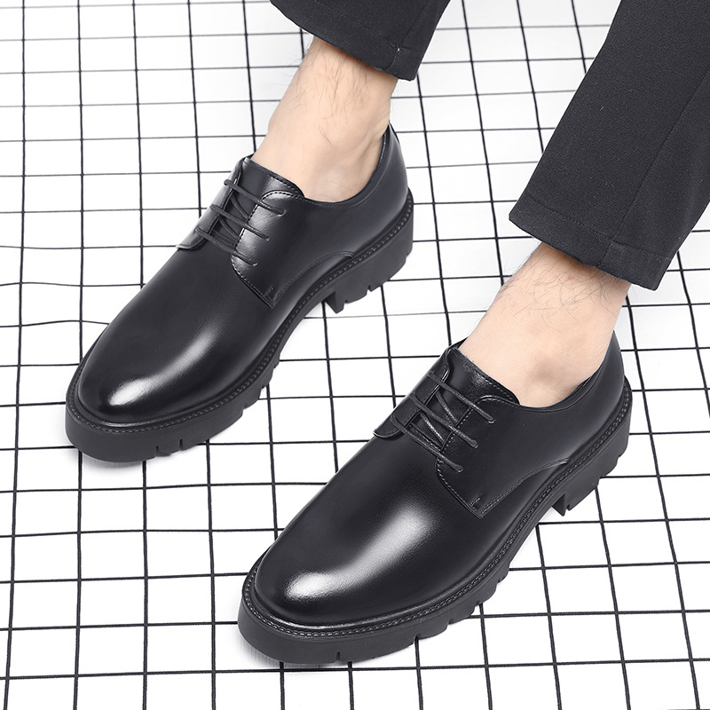 Sepatu Pria Kulit Hitam Model  - Men'S Formal Office Wear Shoes ulasan dan harga