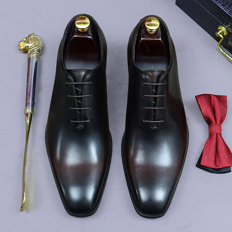 Sepatu Oxford Wholecut Pria Ku - Men'S Formal Office Wear Shoes ulasan dan harga