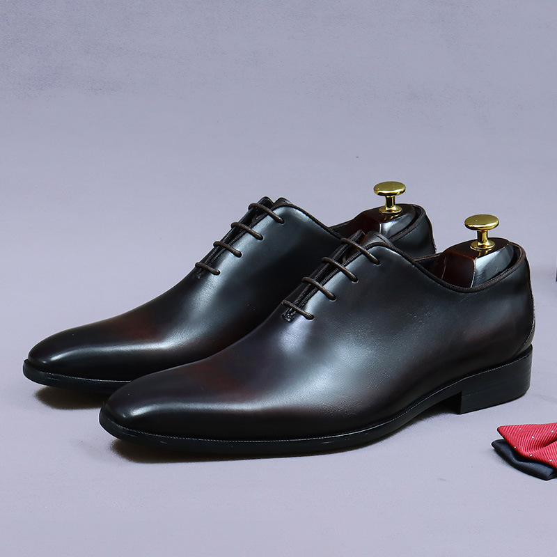 Sepatu Oxford Wholecut Pria Ku - Men'S Formal Office Wear Shoes ulasan dan harga